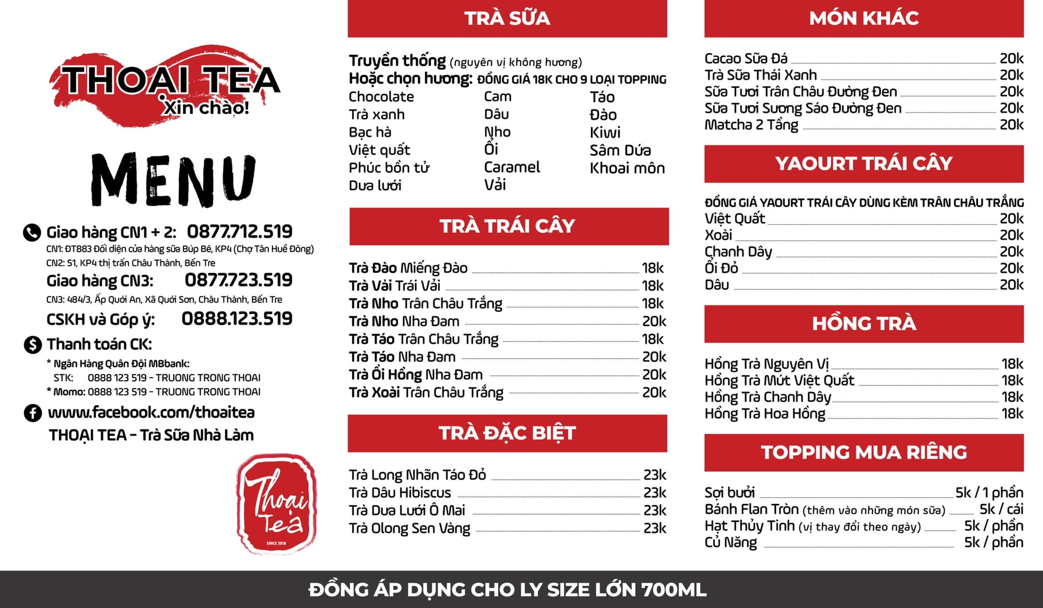 Trà Sữa Thoại Tea - Đường Tỉnh 883