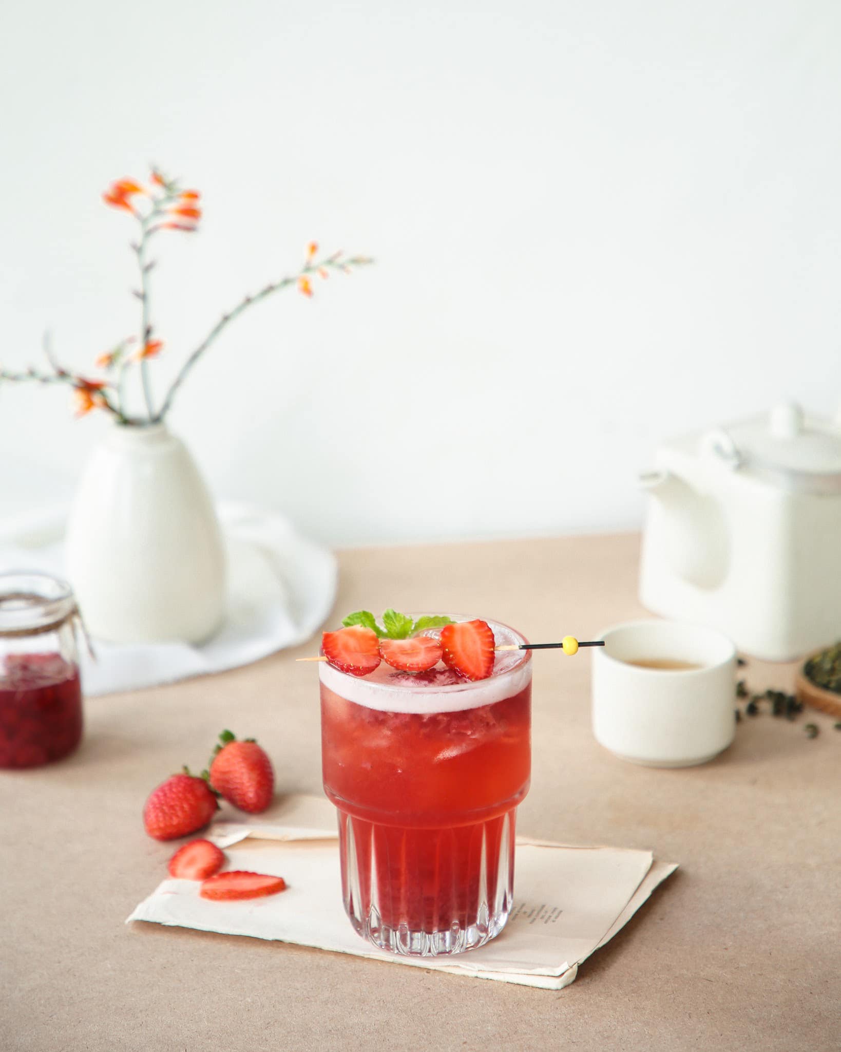 Kami Tea - Trà Sữa Kem Mặn - Hồng Mai
