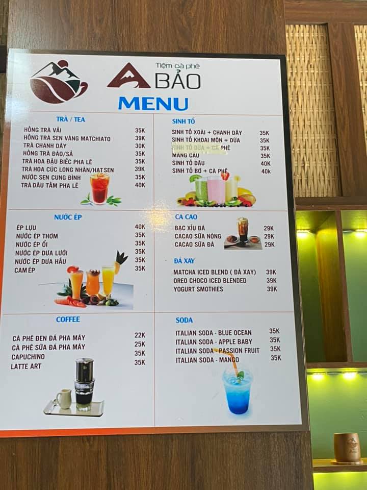 Tiệm Cà Phê A Bảo - Coffee & Tea - Nguyễn Văn Hoa